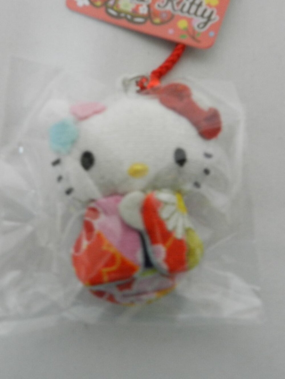 Sanrio Hello Kitty 3D phone purse Charm Kimono Japan Limited Fabric NEW NWT - Picture 4 of 12